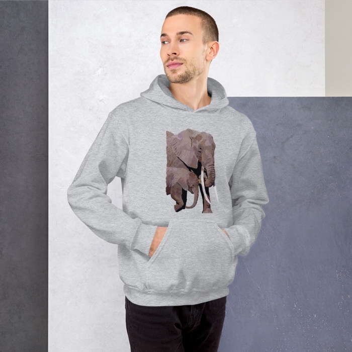 Elephant Hoodies and Sweatshirts 
 - African Elephant Hoodies