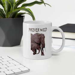 Forever Wild African Elephant Coffee Mug