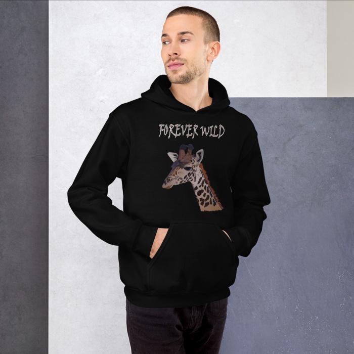 Giraffe Hoodies and Sweatshirts - Forever Wild Giraffe Hoodie