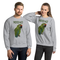 Macaw Hoodies and Sweatshirts - Forever Wild Great Green Macaw Sweatshirts
