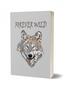 Wildlife Graphic Notebooks - Grey Wolf Journal