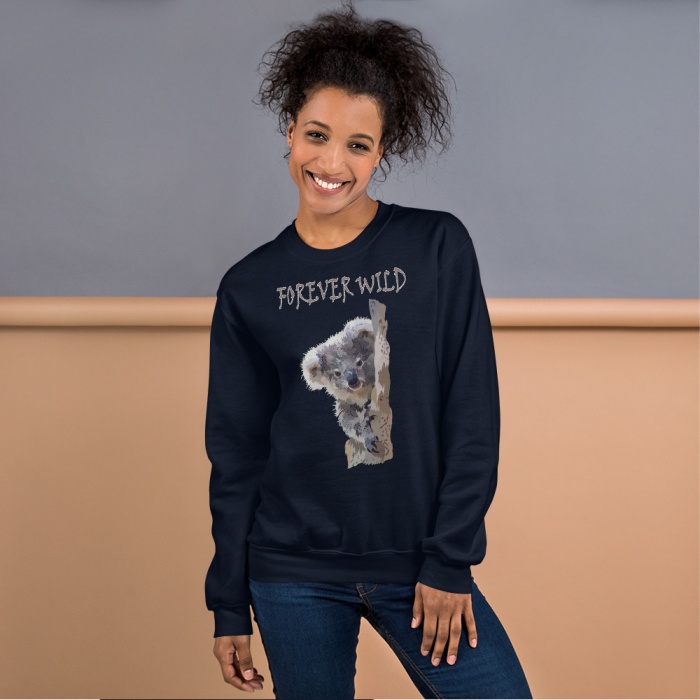 Koala Hoodies and Sweatshirts - Forever Wild Koala Sweatshirt