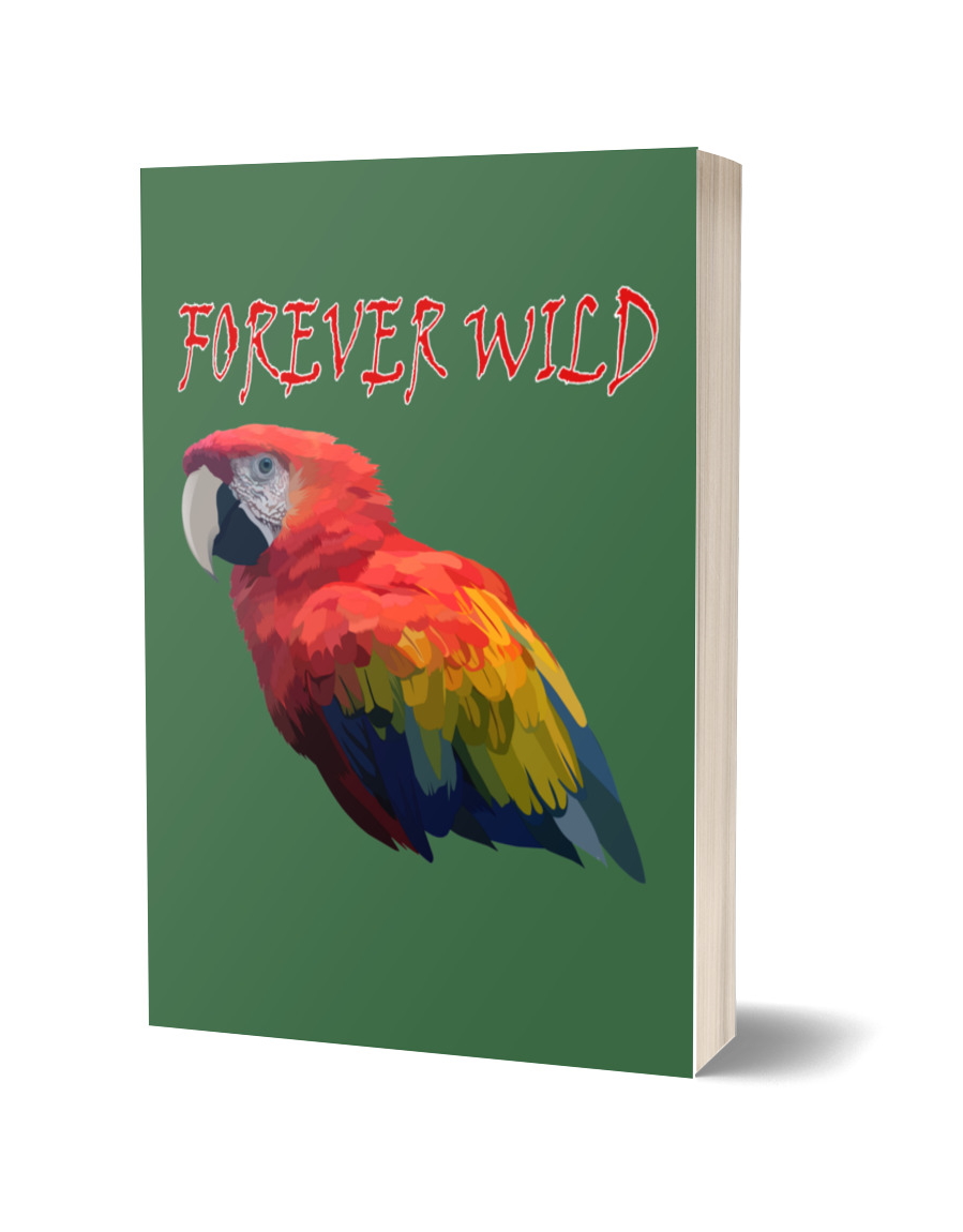 Scarlet Macaw Notebooks Journals - Forever Wild Scarlet Macaw Journal