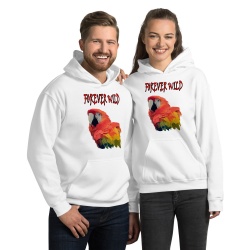Macaw Hoodies and Sweatshirts - Forever Wild Scarlet Macaw Hoodies
