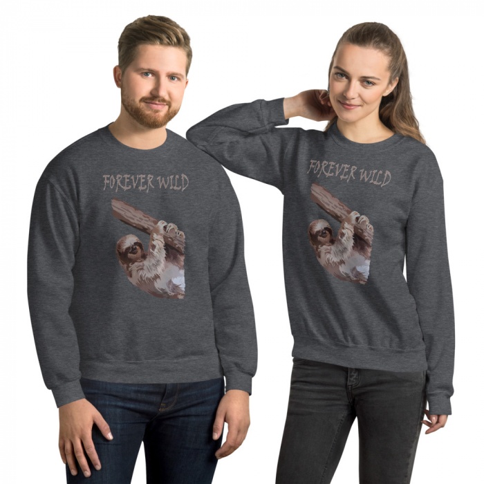 Sloth Hoodies and Sweatshirts - Forever Wild Sloth Sweatshirts