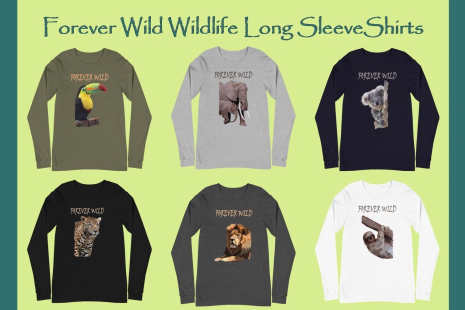 Forever Wild Wildlife Long Sleeve Shirts