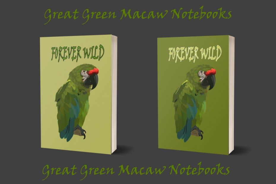 Great Green Macaw Notebooks