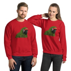 Macaw Hoodies and Sweatshirts - Great Green Macaw Sweatshirts
