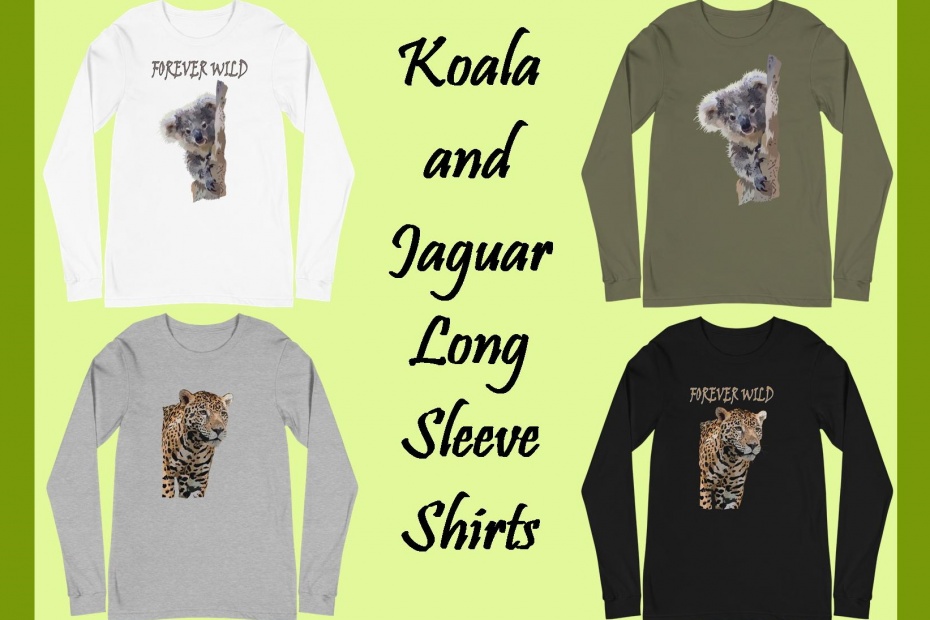 Koala and Jaguar Long Sleeve Shirts