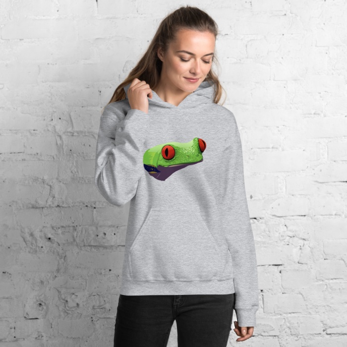 Frog Hoodies and Sweatshirts - Red Eyed Tree frog Hoodie
