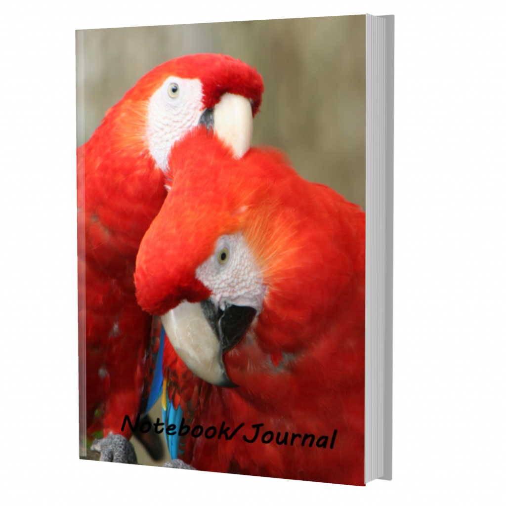 Tropical Bird Notebooks- Scarlet Macaws Journal