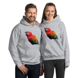 Macaw Hoodies and Sweatshirts - Scarlet Macaw Hoodies
