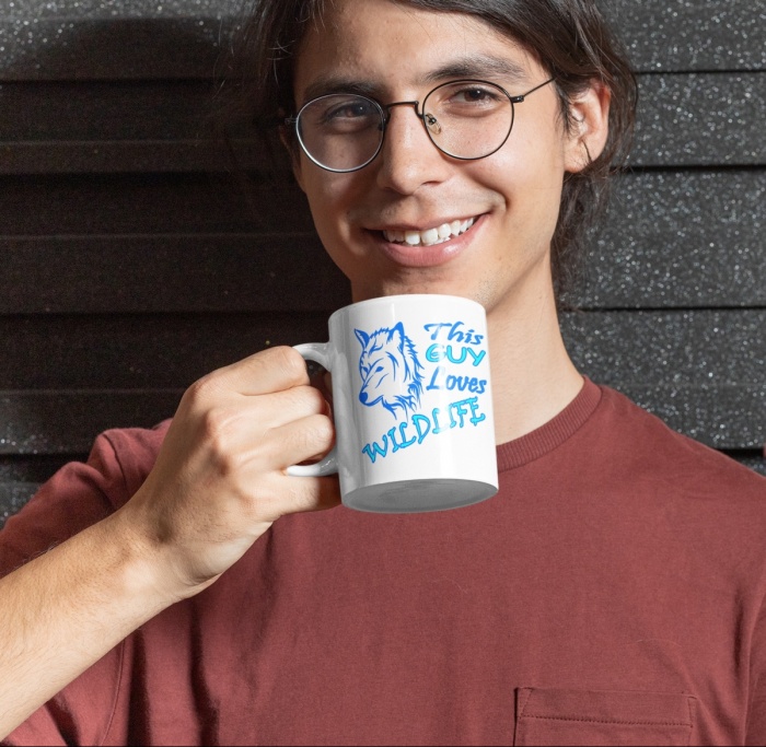 This Guy Loves Wildlife Coffee Mug