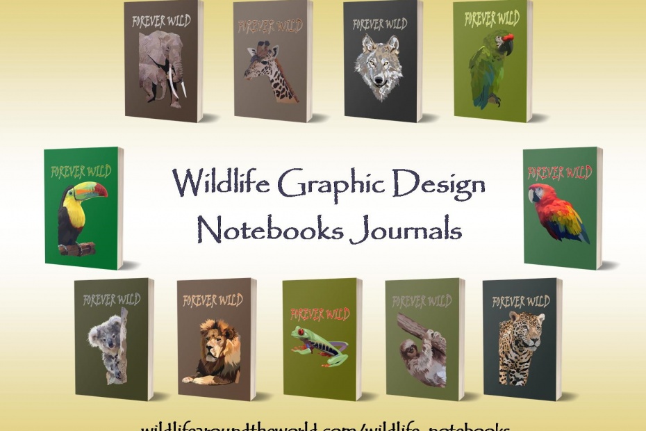 Wildlife Graphic Notebooks Journals