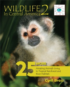 White Faced Capuchin Monkey and Red Backed Squirrel Monkey - Wildlife In Central America 2 Photo Book