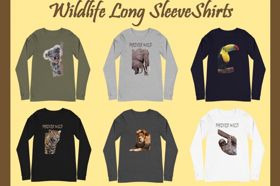 Wildlife Long Sleeve Shirts