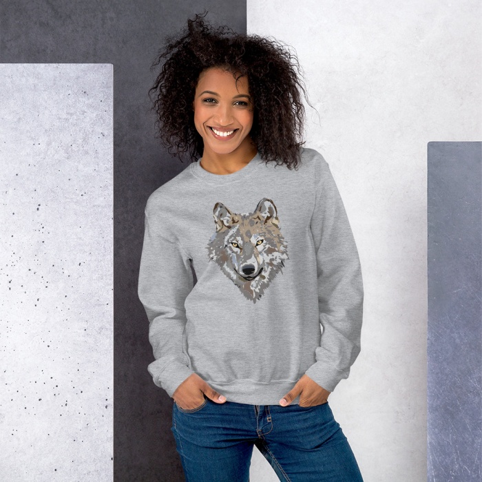 Wolf Hoodies and Sweatshirts - Wolf Sweatshirts