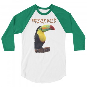 Toucan 3/4 Sleeve Raglan Shirt