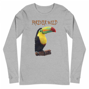 Sloth and Toucan Long Sleeve Shirts - Forever Wild Toucan Long Sleeve Shirt