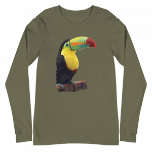 Sloth and Toucan Long Sleeve Shirts - Toucan Long Sleeve Shirt